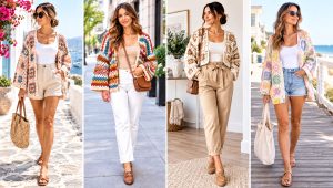 30 Hex Crochet Cardigan Outfit Ideas for Relaxed Layers