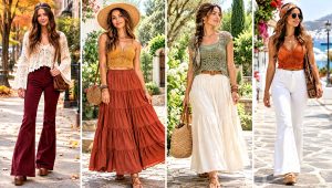 30 Hippie Crochet Top Outfit Ideas for Boho Summer Style