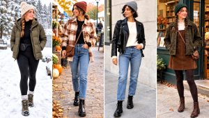 24 Knit Look Crochet Hat Outfit Ideas for Fall Outings