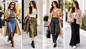 24 Knit and Crochet Sweater Outfit Ideas for Cool Days