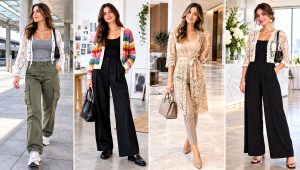 24 Lacy Crochet Cardigan Outfit Ideas for Soft Layers