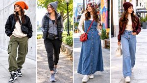 24 Long Crochet Hat Outfit Ideas for Playful Winter Style