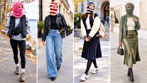 18 Loose Crochet Balaclava Outfit Ideas for Cold Days