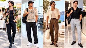 30 Men's Crochet Top Outfit Ideas for Warm-Weather Style