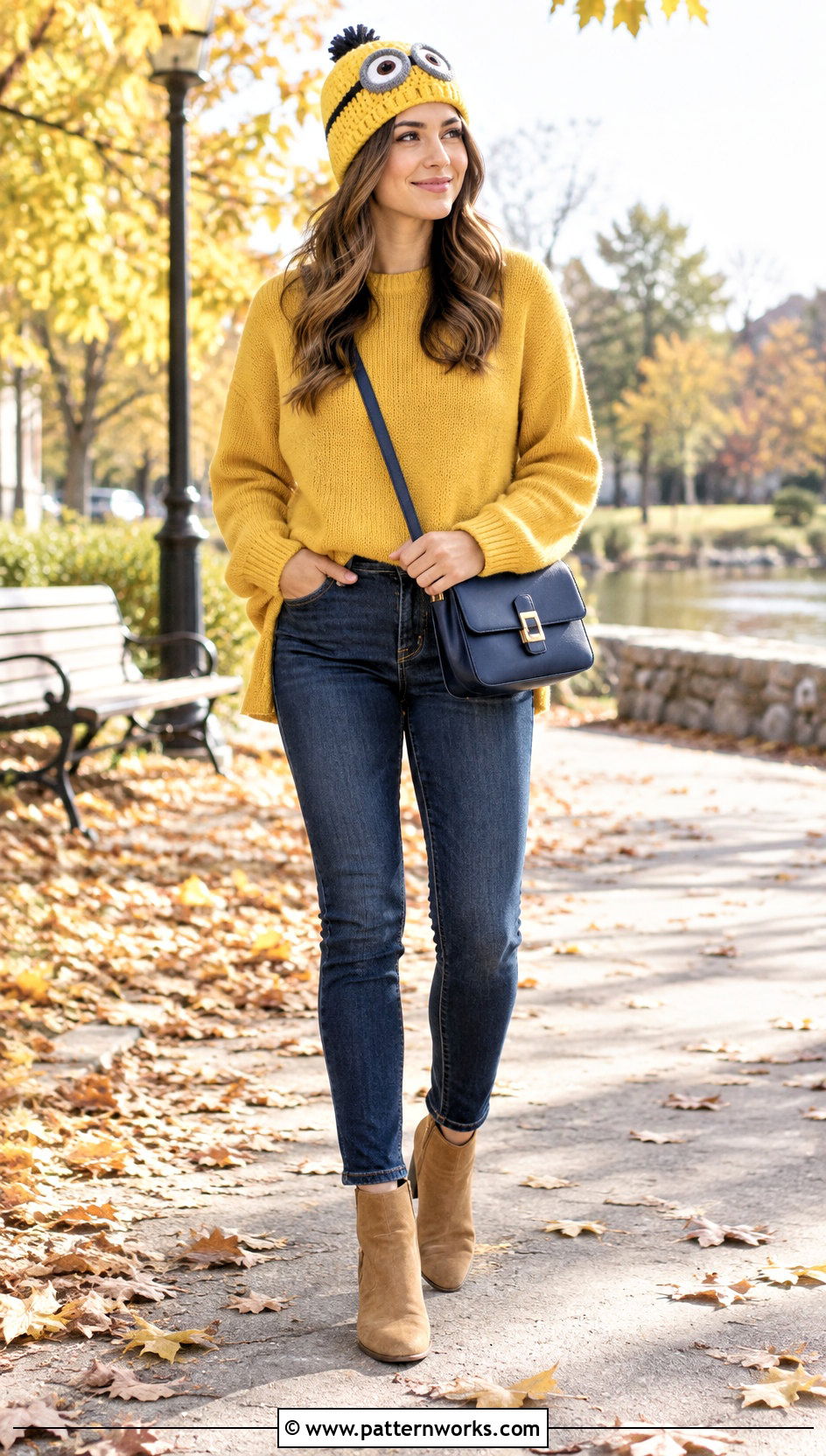 Minion Crochet Beanie Outfit With Yellow Sweater - 24 minion crochet beanie outfit ideas