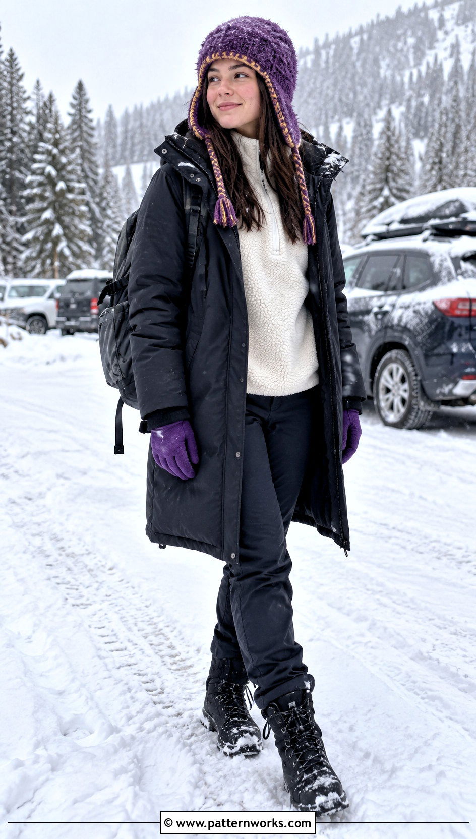Minnesota Vikings Crochet Trapper Hat With Parka And Snow Pants - 24 crochet minnesota vikings hat outfit ideas