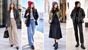 30 Mohair Crochet Beanie Outfit Ideas for Chilly Days