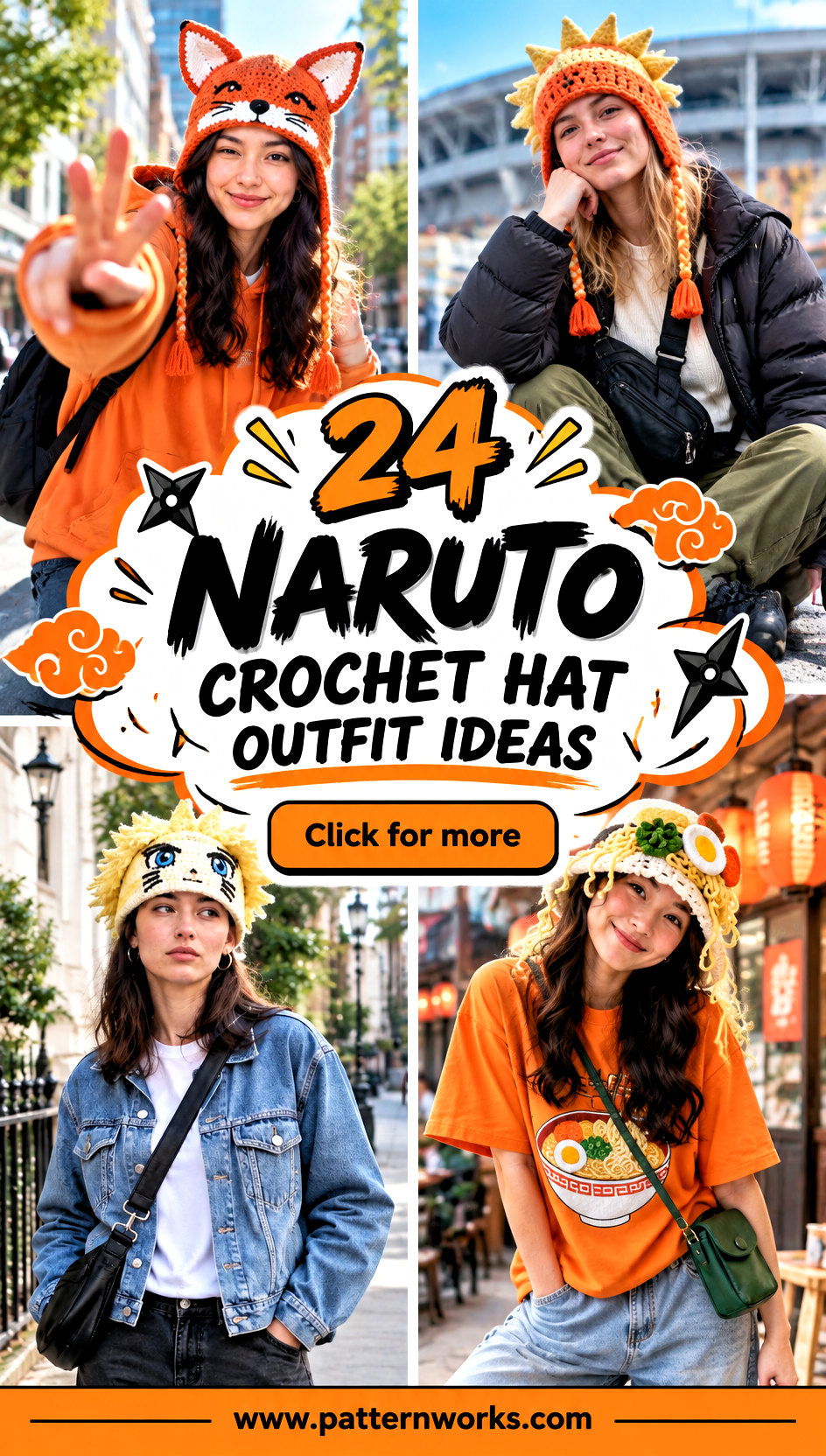 24 Naruto Crochet Hat Outfit Ideas for Anime Streetwear - 24 Naruto Crochet Hat Outfit Ideas for Anime Streetwear