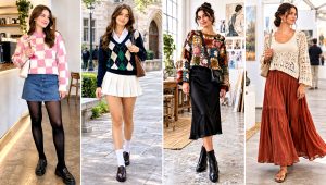 24 Patterned Crochet Sweater Outfit Ideas for Bold Looks