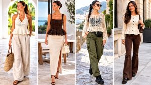 30 Peplum Crochet Top Outfit Ideas for Casual Weekends