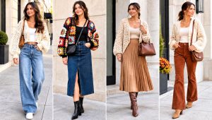 18 Puffy Crochet Sweater Outfit Ideas for Cold Mornings