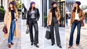 30 Purple Crochet Beanie Outfit Ideas for Chilly Days