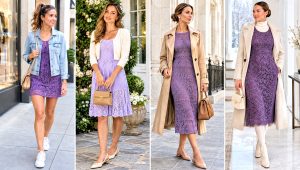30 Purple Crochet Dress Outfit Ideas for Summer Parties
