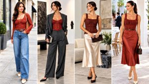 18 Rustic Red Crochet Top Outfit Ideas with Blue Jeans