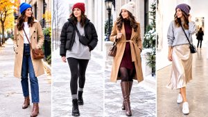 18 Sc Crochet Beanie Outfit Ideas for Casual Layers
