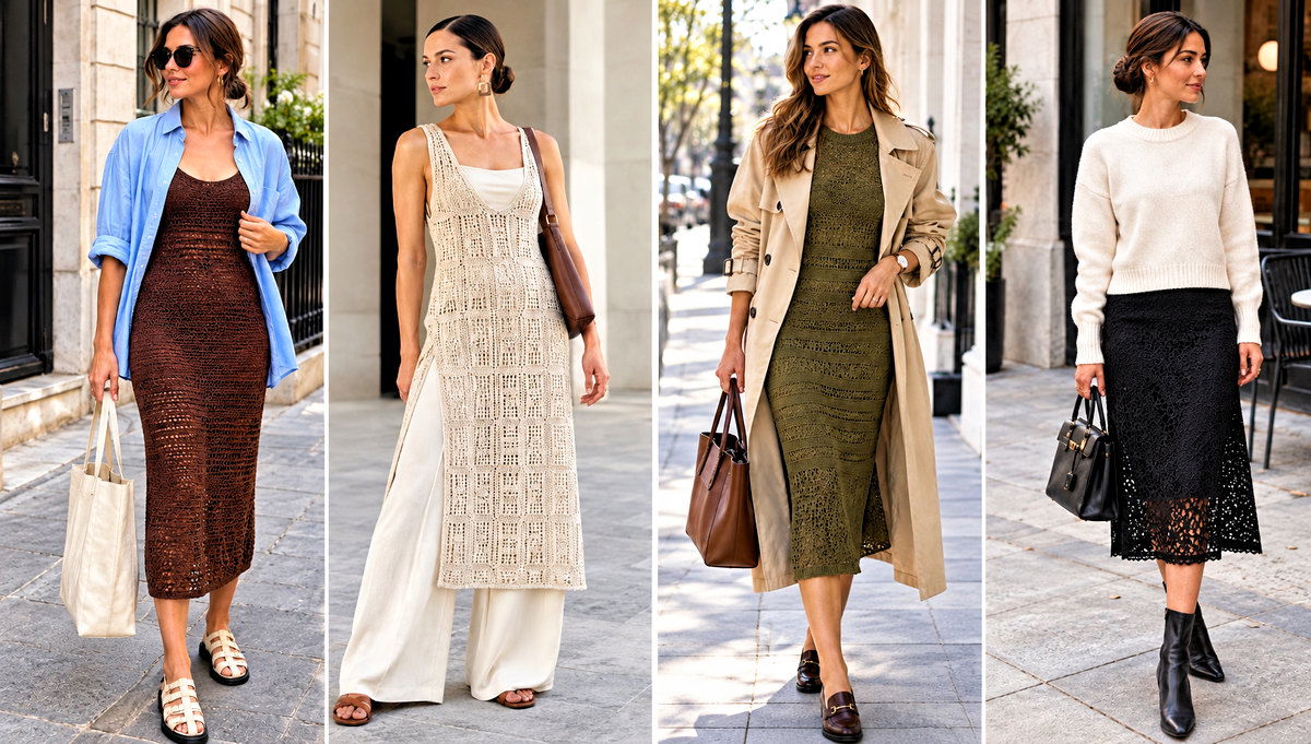 30 Simple Crochet Dress Outfit Ideas for Sunny Afternoons