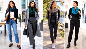 18 1 Skein Crochet Cowl Outfit Ideas for Cozy Layers