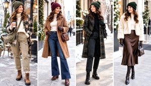 24 Snowy Wheat Crochet Hat Outfit Ideas in Neutral Tones