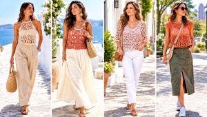 30 Solomon Knot Crochet Top Outfit Ideas for Boho Looks