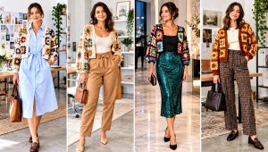 30 Sunburst Granny Square Cardigan Outfit Ideas for Fall