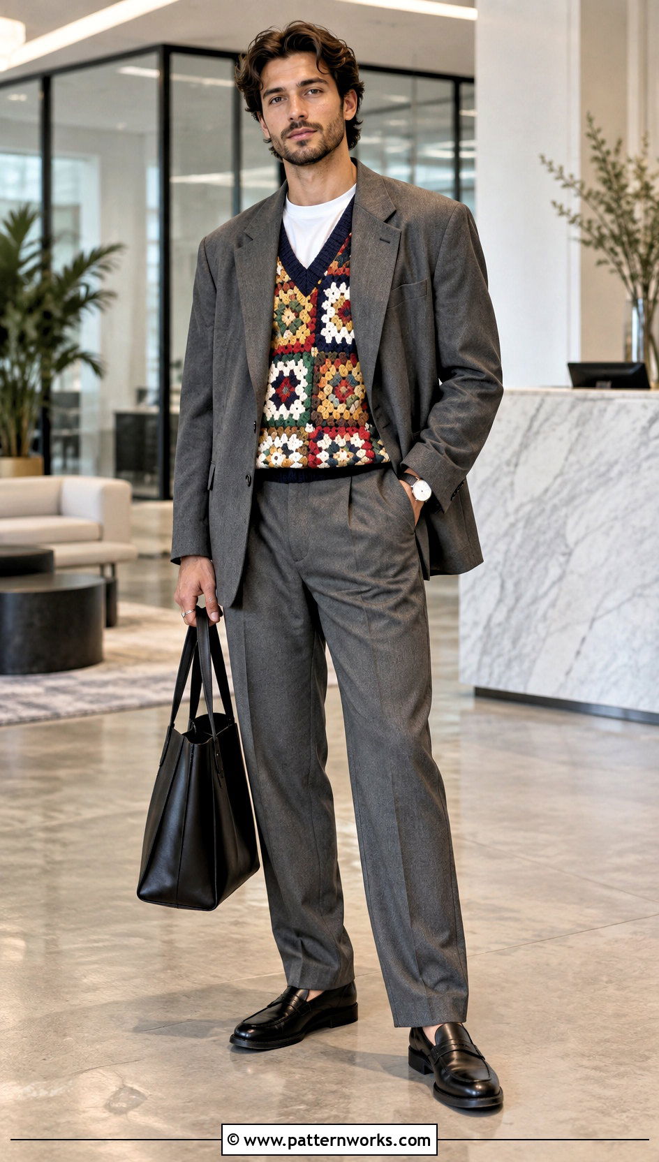 Tom Daley Crochet Sweater Vest With A Suit - 24 tom daley crochet sweater outfit ideas