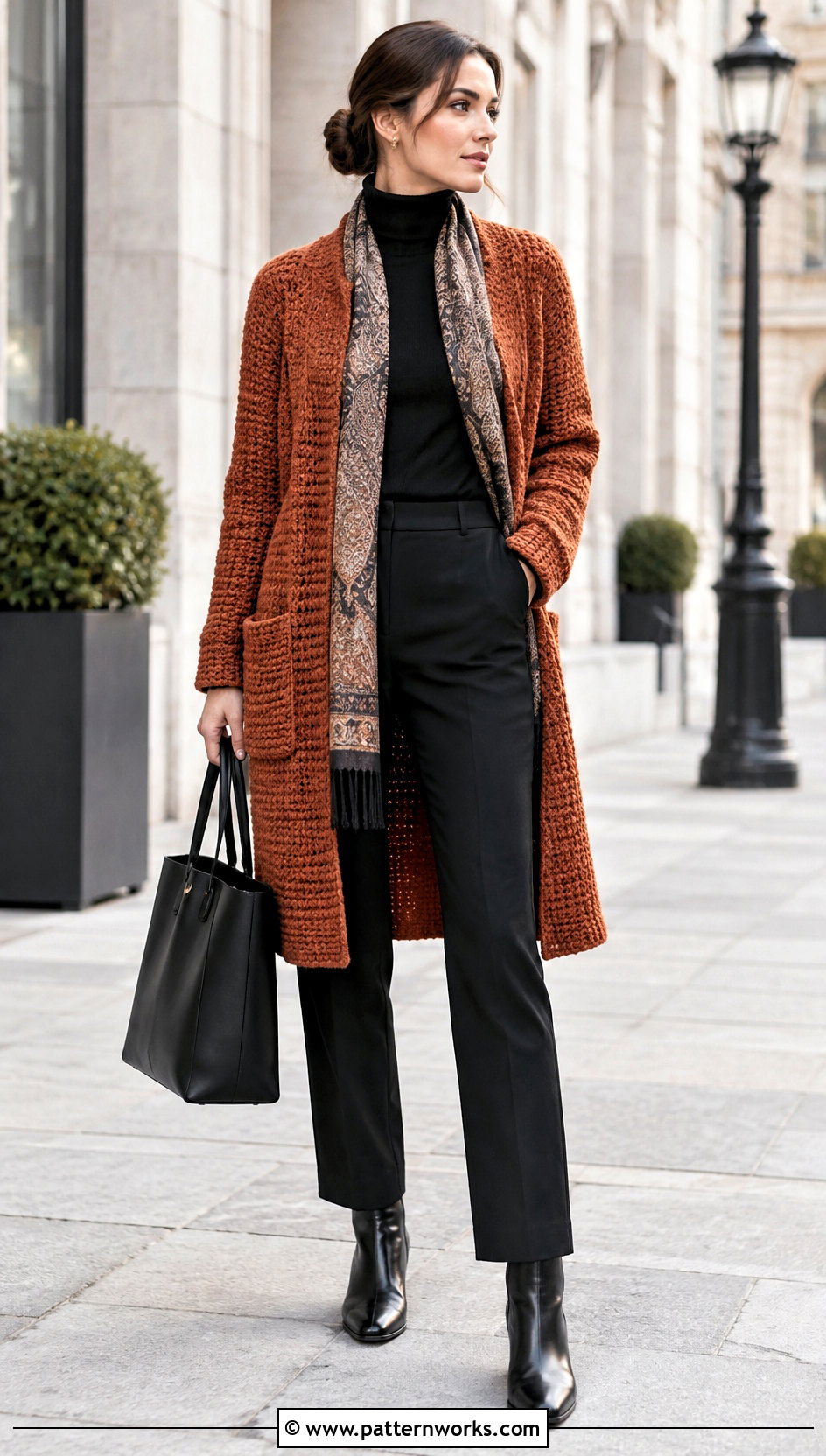 Tunisian Crochet Coat Outfit - 18 Crochet Stitches Clothes and outfit ideas