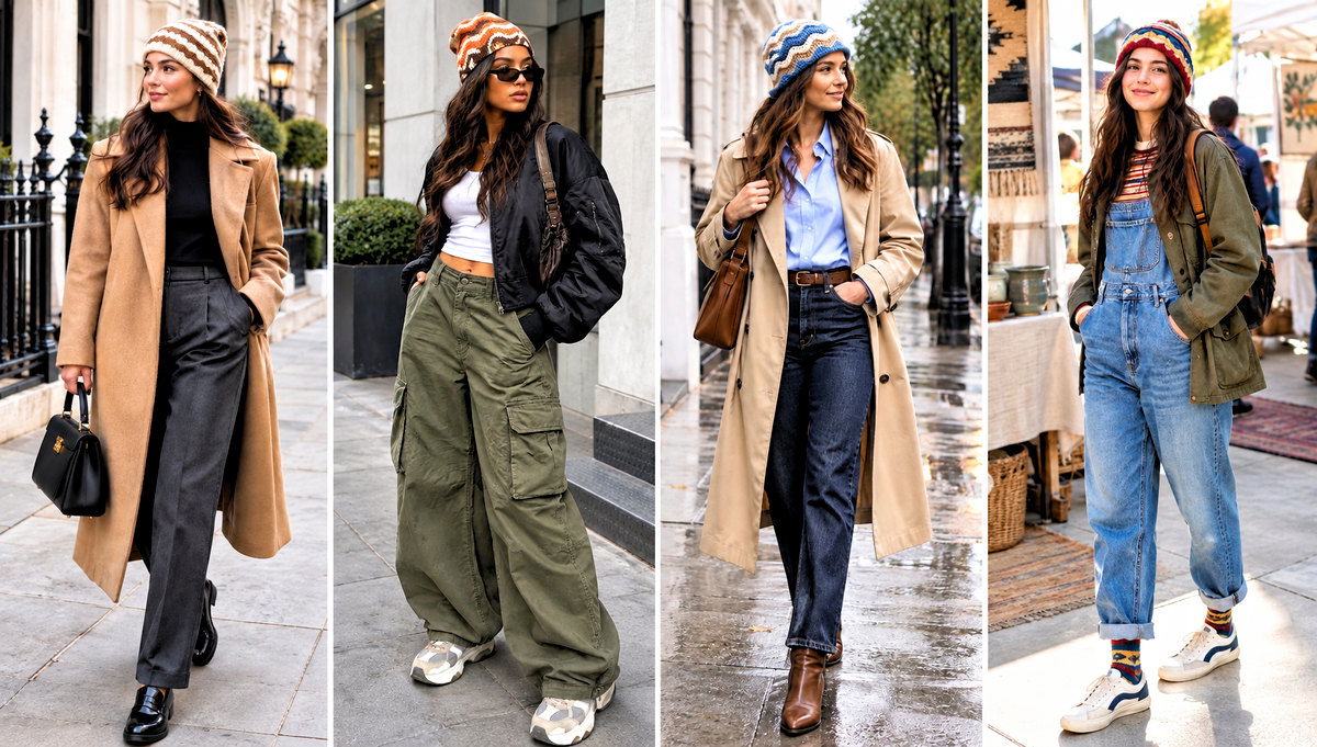 18 Wavy Crochet Beanie Outfit Ideas for Chilly Mornings