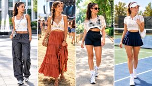 30 White Crochet Crop Top Outfit Ideas for Sunny Getaways