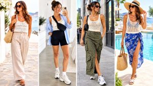 30 White Crochet Tank Top Outfit Ideas for Easy Denim Looks