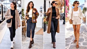 24 Worsted Weight Crochet Cardigan Outfit Ideas for Work
