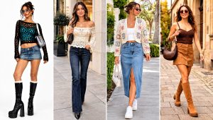 24 Y2K Crochet Top Outfit Ideas for Playful Throwback Looks